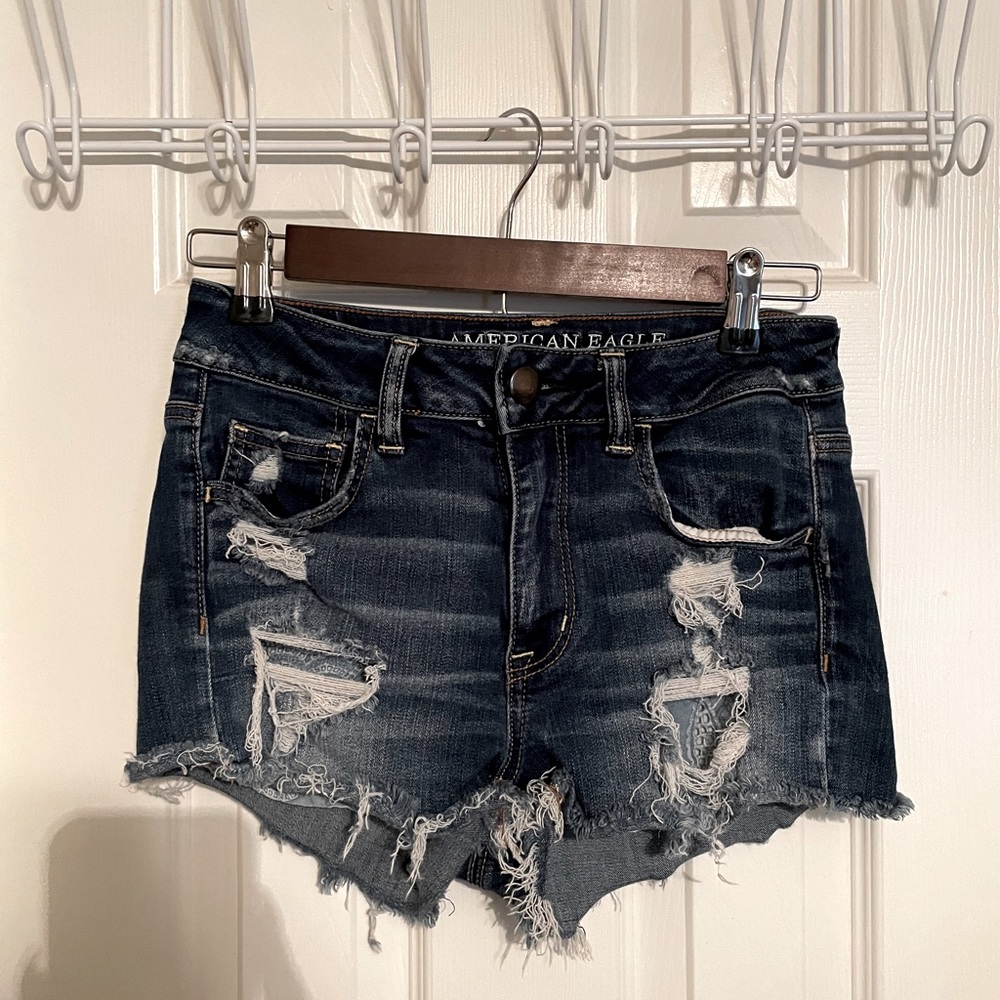 Size 4 American Eagle High-rise Denim Shorts
